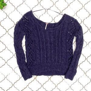 Free People cable Knit Sweater